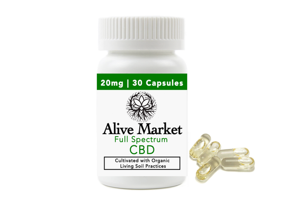 Full Spectrum CBD Liquid Capsules - 20mg/Capsule - 30ct